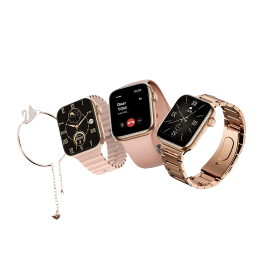 Waterproof Smart Watch – 300 mAh Battery, Voice Search, Sleep & Step Tracking