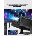 Home Cinema Projector with Long-Lasting Lamp and Built-in Speakers