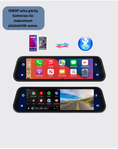 Touch Rearview Mirror with Front and Rear Camera 170° Wide Angle Touch Rearview Mirror with Front and Rear Camera 170° Wide Angle