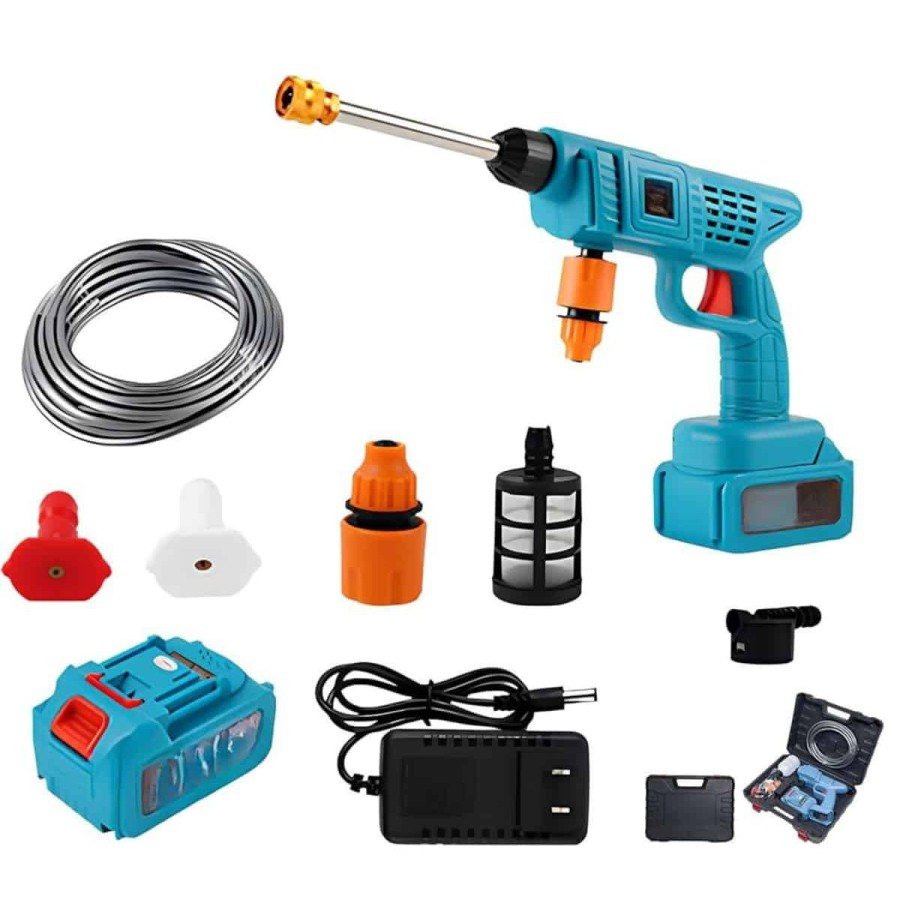 Rechargeable Car Wash , Garden Watering Gun Machine High Pressure