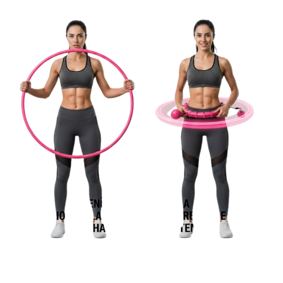 24 Section Smart Hula Hoop Non-Falling Sports Hoop with Waist Massage