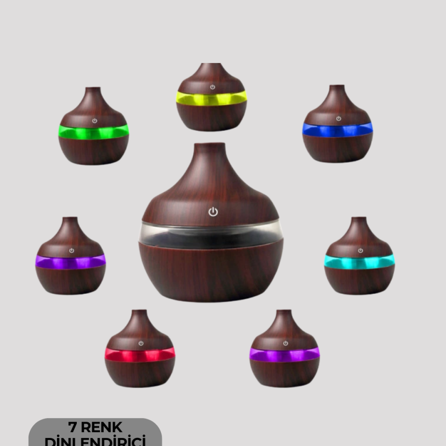 Aroma Steam Machine with 7 Colors Relaxing LED Lights