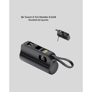 2000mAh Mini Powerbank PD 20W with Internal Connector