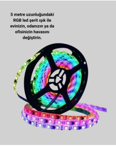 5 Meter Remote Controlled LED Strip with Practical Installation