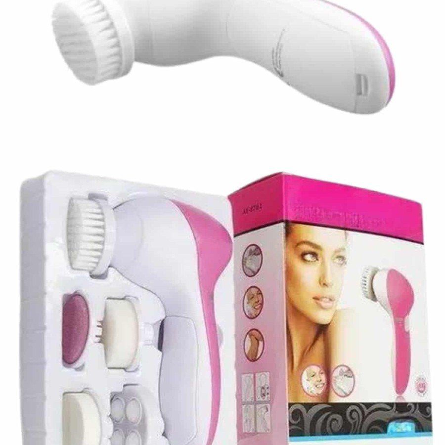 Vibrating Skin Cleansing Set with 5 Heads Revitalizing and Repairing