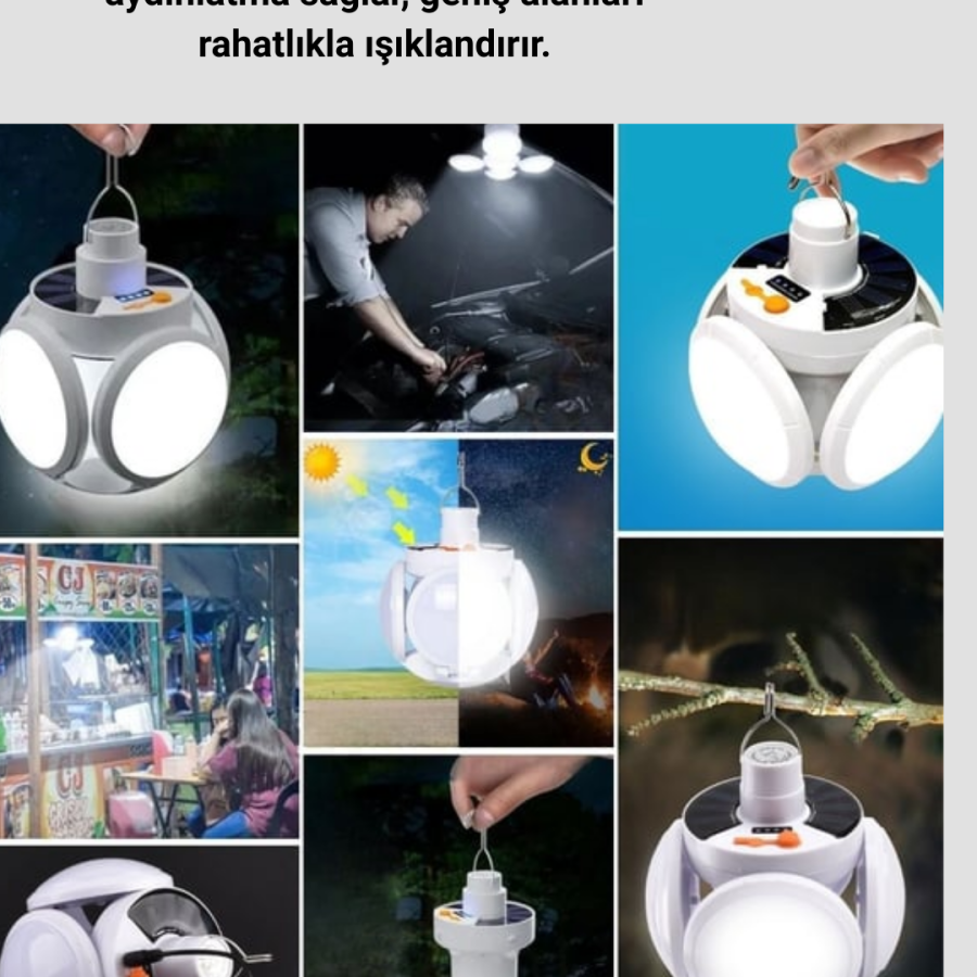Practical Foldable Solar LED Lighting Lamp Practical Foldable Solar LED Lighting Lamp