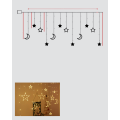126 LED Star Moon Curtain Light Plug-in Decorative Lighting