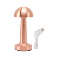 Rechargeable Mushroom Table Lamp 3 Level Touch LED with USB Charging Feature