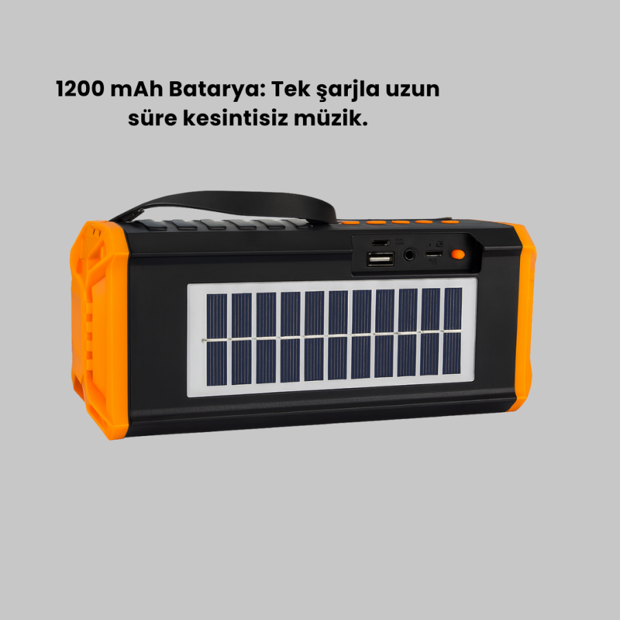 J-IPOX P520 Bluetooth Speaker 8W Powerful Sound Solar Charging FM Radio