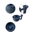 Practical Kitchen Apparatus with Modern Design Vegetable Washing Container and Strainer