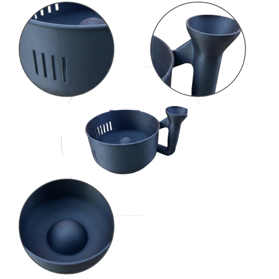Practical Kitchen Apparatus with Modern Design Vegetable Washing Container and Strainer