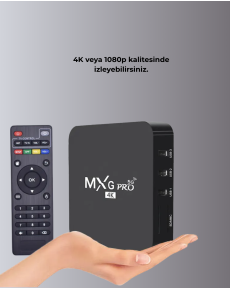 Android TV Box 4K – 2GB RAM 16GB ROM, Wireless Wi-Fi Media Player