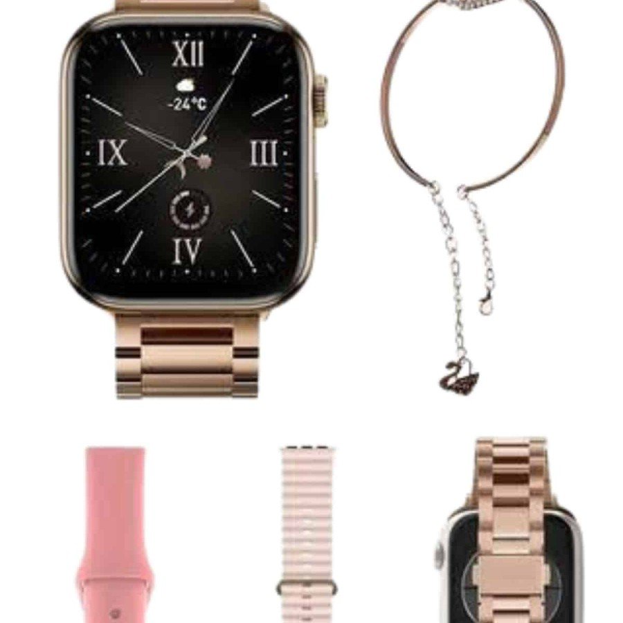 New Generation Women s Smart Watch Rose Gold Android and iOS Compatible