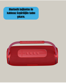 IPX6 Waterproof RGB LED Lighted Portable Bluetooth Speaker 2400 mAh