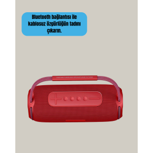 IPX6 Waterproof RGB LED Lighted Portable Bluetooth Speaker 2400 mAh