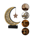 3D Crescent Star Table Top Decoration 23x23 cm Ramadan Concept Design 3D Crescent Star Table Top Decoration 23x23 cm Ramadan Concept Design