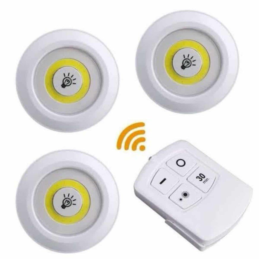 Wireless Battery Operated Searchlight Table Lamp Kitchen Under Counter Bathroom Cabinet Inside Cabinet