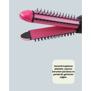 Fast Heating Curling Iron and Straightener | Dual Function Fast Heating Curling Iron and Straightener | Dual Function