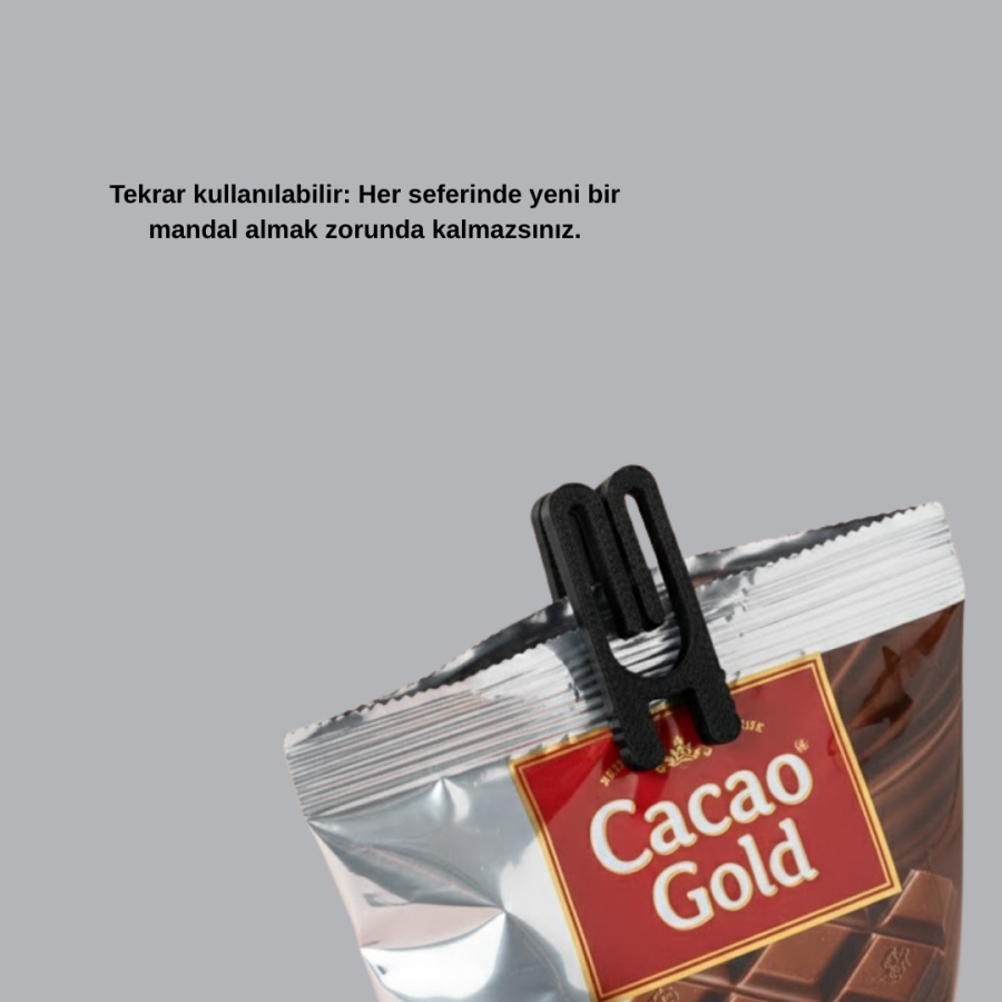 Bag Closing Latch for Chips, Coffee and Pulses Bag Closing Latch for Chips, Coffee and Pulses