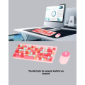 Bluetooth Retro Wireless Keyboard and Mouse Set – 3 Device Connections, Silent Keys, Long Battery Life