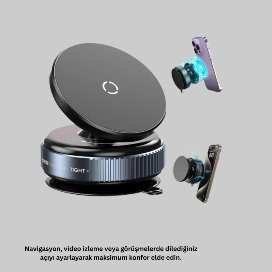 In-Car Phone Holder Strong Magnetic Vacuum Model