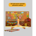 Desktop and Wall Mountable LED Lighted Writing Board Desktop and Wall Mountable LED Lighted Writing Board