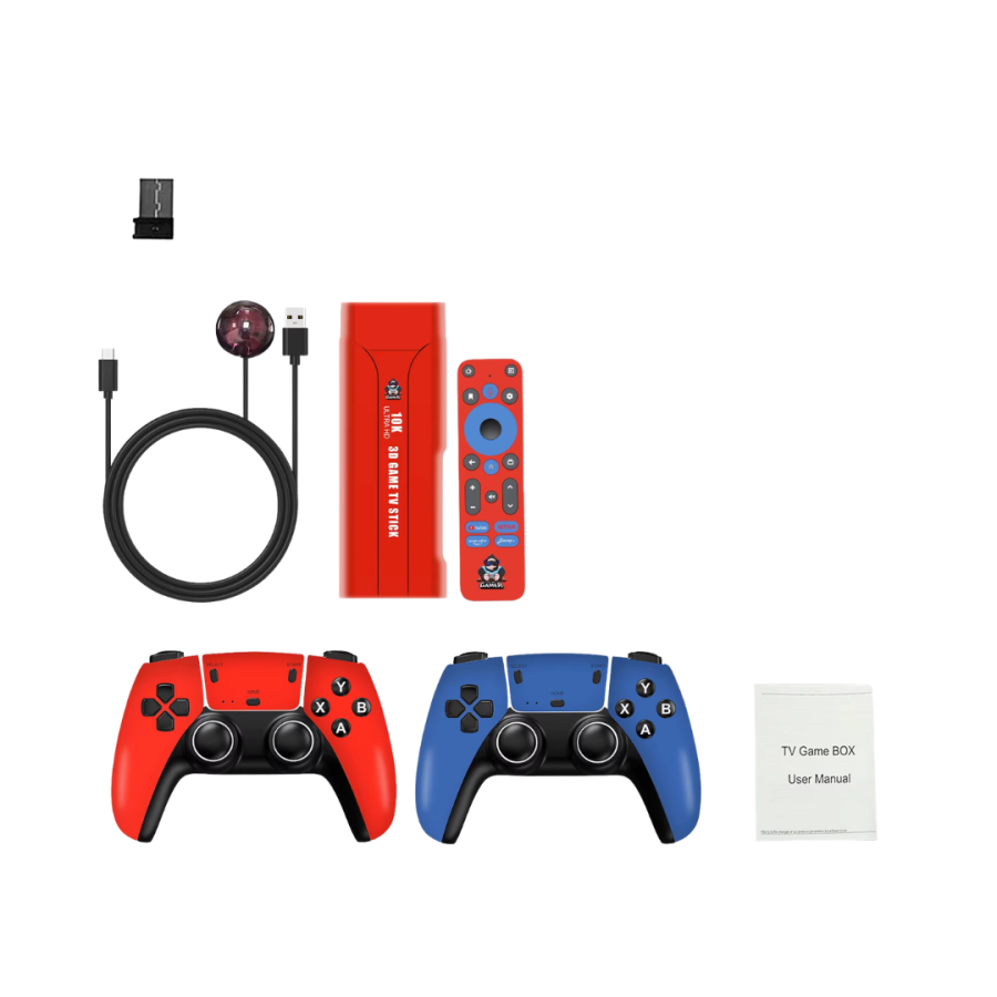 Retro Android Game Stick 64GB 10K HD Double Game Console