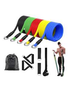 Portable Door Hanger Exercise Band Set Home and Travel Use
