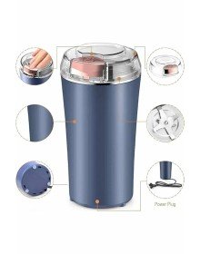 Coffee and Spice Grinder Easy to Clean Stainless Steel Portable
