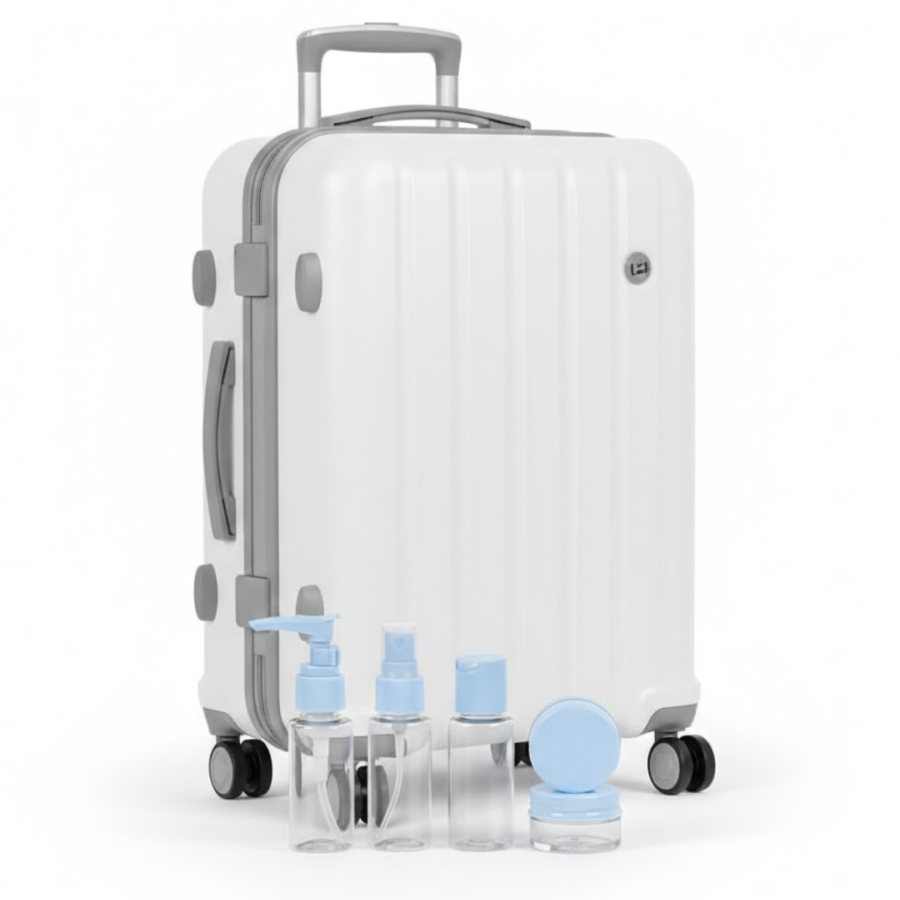5-PIECE TRAVEL BOTTLE BLUE