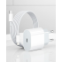iPhone 12 11 XR XS X 8 Plus 7 20W PD Lightning Fast Charging Adapter