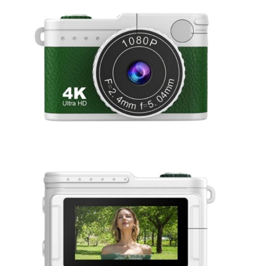 Mini 4K Ultra HD Digital Camera 1080P Video IPS Screen Pocket Size Portable
