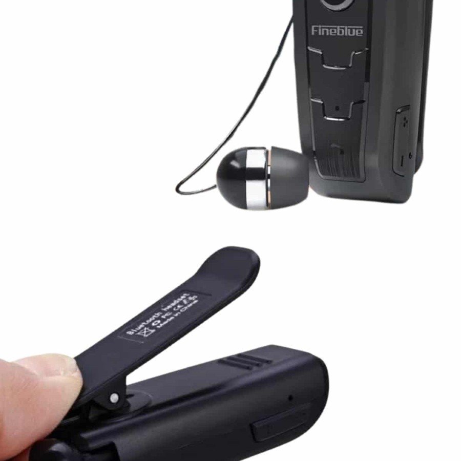 Bluetooth Earbud Headset with Microphone and Reel Android and IOS Compatible Bluetooth Earbud Headset with Microphone and Reel Android and IOS Compatible