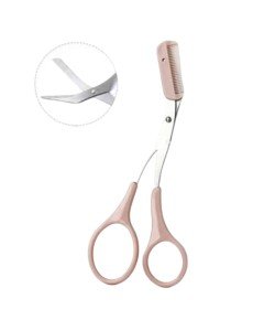 2-Piece Eyebrow Care Set, Eyebrow Scissors with Comb and Eyebrow Razor, Eyebrow Shaper