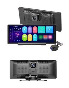 Android and iOS Compatible Front and Rear Dual Camera Vehicle Screen Touch CarPlay