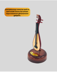 Classical Oud Figured Melodic Music Box Stylish Gift
