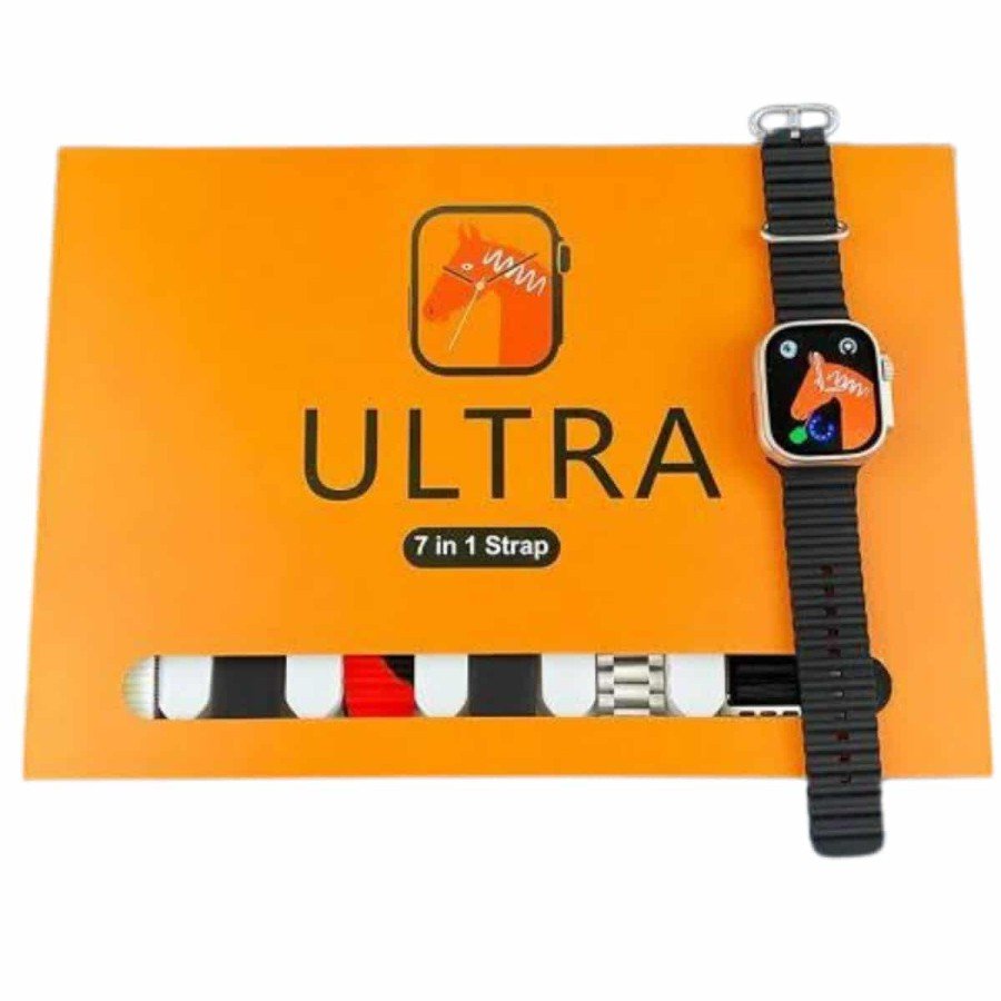 7 Strap Smart Watch Plastic Strap Mesh Strap Steel Strap