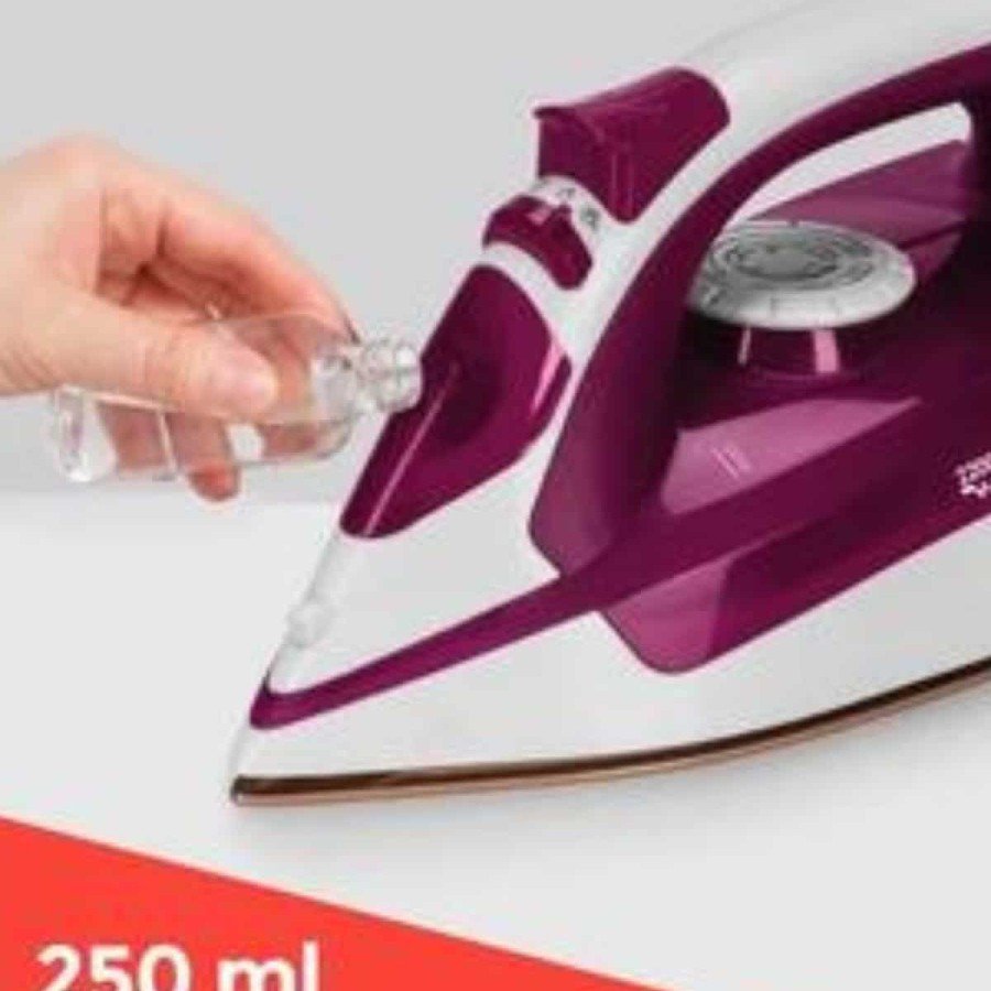 Red 2200 Watt Shock Steam Iron with Ceramic Sole Red 2200 Watt Shock Steam Iron with Ceramic Sole