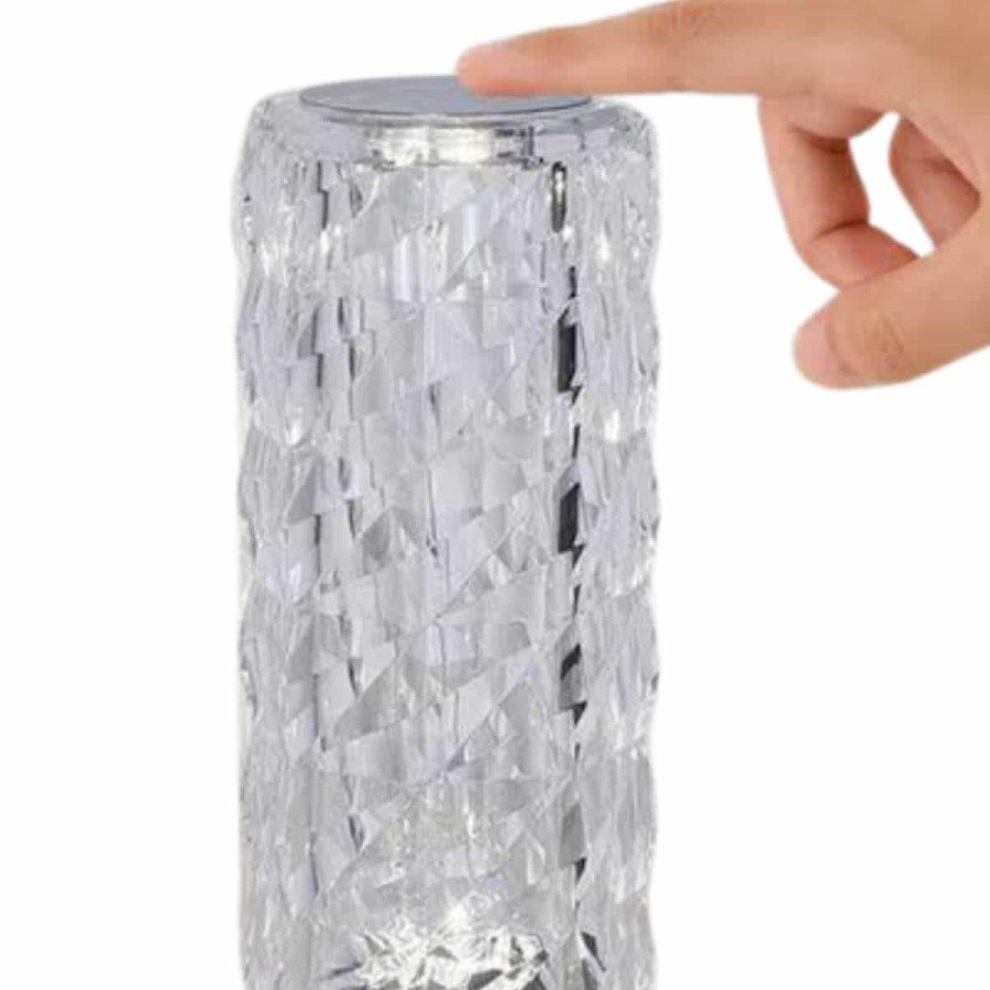 New Generation Modern Crystal Table and Night Light Touch Color Changing