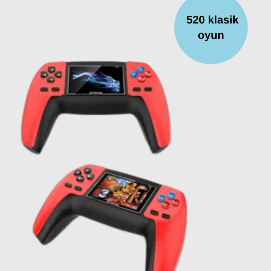 Portable Retro Game Console with 520 Games | P5 GamePad