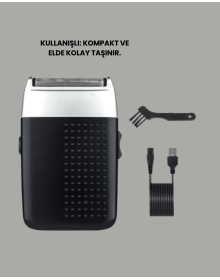 Hairdresser Comfort at Home: USB Rechargeable Hair and Beard Clipper