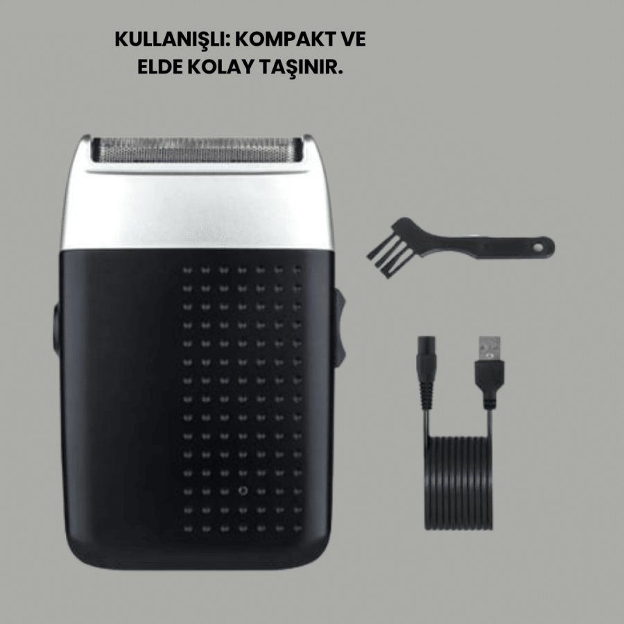 Hairdresser Comfort at Home: USB Rechargeable Hair and Beard Clipper