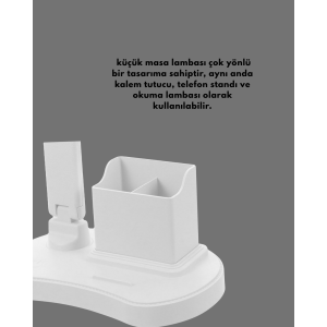 3 in 1 Multi-Purpose Table Lamp | Eye-Fasting Light, Organizer Design 3 in 1 Multi-Purpose Table Lamp | Eye-Fasting Light, Organizer Design