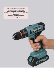 18 Piece Professional Cordless Drill and Screwdriver