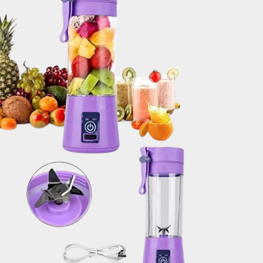 Rechargeable 380ml Portable Smoothie Blender USB Mini Shake Maker Rechargeable 380ml Portable Smoothie Blender USB Mini Shake Maker