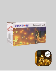 5 Meters Star Shaped Led Strip Light Steady White Lighting
