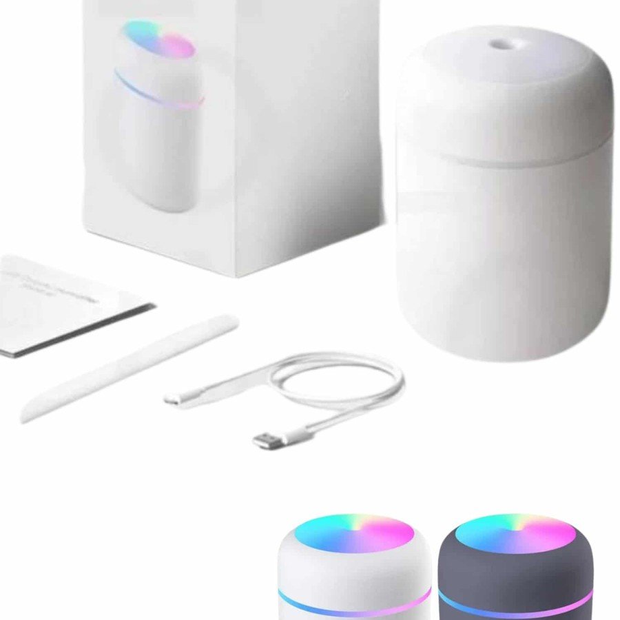 Humidifier LED Lighted Mini Ambient Air Freshener Aromatherapy Steaming Pot Humidifier LED Lighted Mini Ambient Air Freshener Aromatherapy Steaming Pot