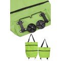Market Trolley and Shopping Bag Two-Way Easy to Move with Wheels