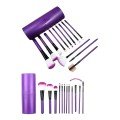 12 Piece Soft Tip Makeup Brush Set - Brush Set for Eye and Face Makeup Professional Makeup Set