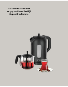 20 Cups Capacity Electric Tea Maker with Glass Teapot